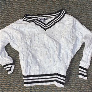 Light Blue Cropped Sweater